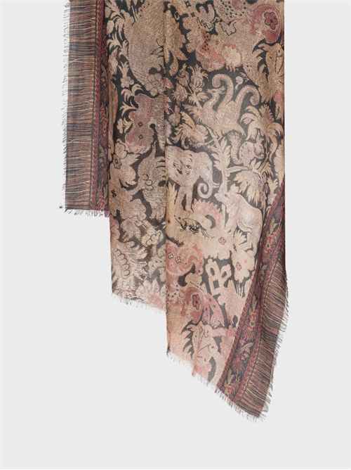 Stola in cashmere con motivo decorativo PIERRE-LOUIS MASCIA | 135X195S518731
